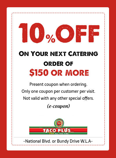 Catering Coupon Deals